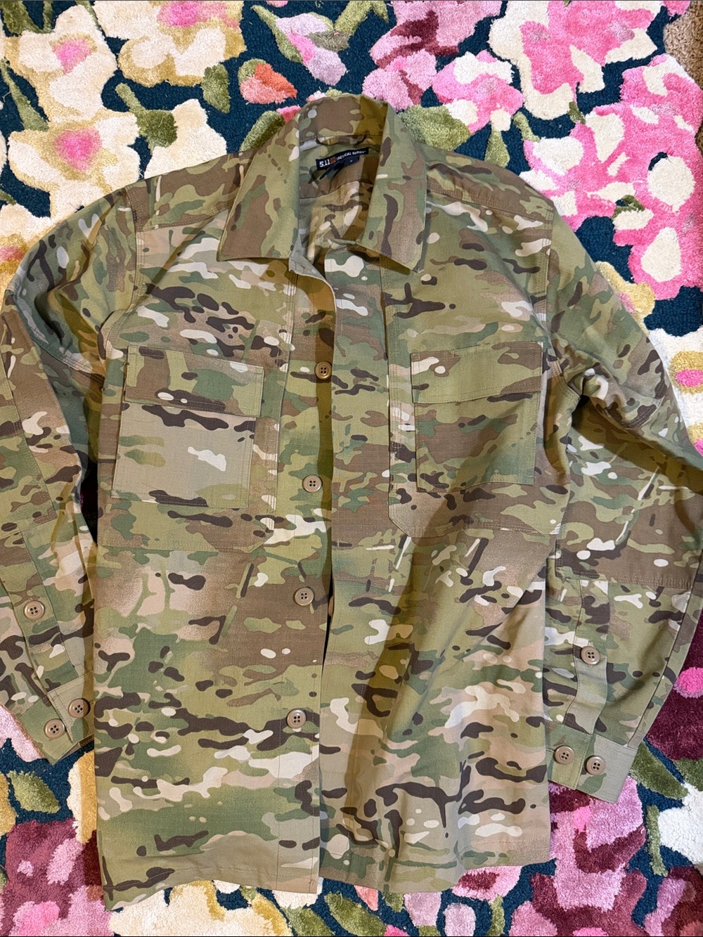 5.11 Tactical Multicam Jacket - Olive Green & Brown